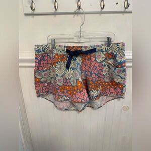 Floral Athletic Shorts for Women